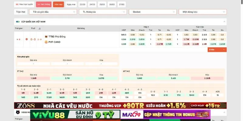 Thao tác tra cứu kèo bóng đá tại KQBD diễn ra trơn tru, mạch lạc